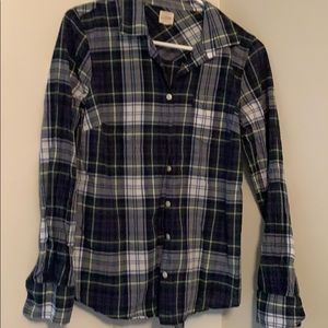 J Crew Perfect Shirt Stewart Plaid